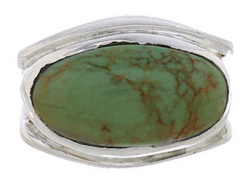 Turquoise Silver Jewelry Southwestern Ring Size 5-1/4 TX39882