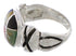 Silver Multicolor Southwest Ring Size 6-3/4 TX40042