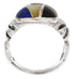 Multicolor Silver Southwestern Ring Size 6-1/2 TX40047
