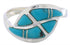 Turquoise Southwest Sterling Silver Ring Size 6-3/4 WX40965