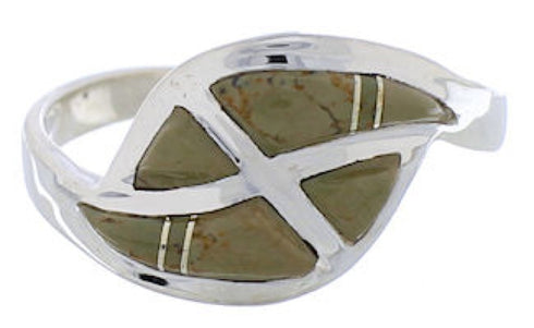 Turquoise Sterling Silver Jewelry Southwestern Ring Size 5-3/4 WX41078