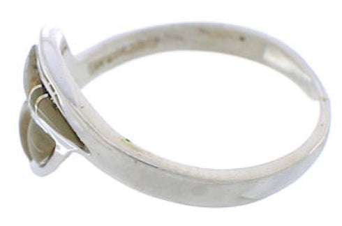 Turquoise Sterling Silver Jewelry Southwestern Ring Size 5-3/4 WX41078