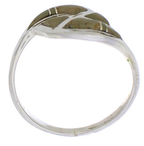 Turquoise Sterling Silver Jewelry Southwestern Ring Size 5-3/4 WX41078