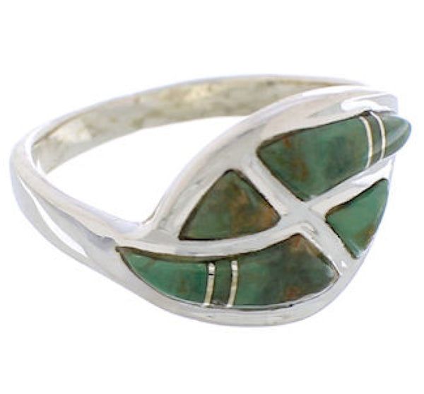 Turquoise Silver Jewelry Southwest Ring Size 5 WX41080
