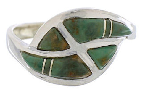 Turquoise Silver Jewelry Southwest Ring Size 5 WX41080
