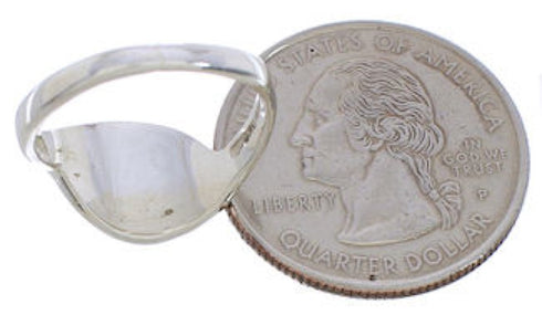 Turquoise Silver Jewelry Southwest Ring Size 5 WX41080