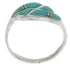 Sterling Silver Southwest Turquoise Inlay Ring Size 5-1/4 WX41103