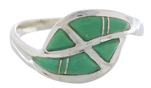 Authentic Sterling Silver Turquoise Southwest Ring Size 6-3/4 WX41107