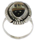 Multicolor Native American Design Silver Ring Size 6-3/4 WX41492