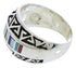 Multicolor Genuine Sterling Silver Southwest Ring Size 8 WX36175
