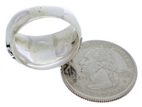 Sterling Silver Southwest Multicolor Ring Size 6-1/2 WX36221