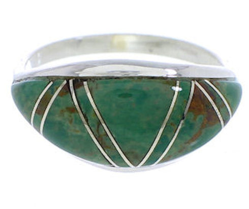 Turquoise Sterling Silver Southwest Jewelry Ring Size 6 ZX36277
