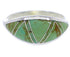 Genuine Sterling Silver Turquoise Inlay Ring Size 6-3/4 ZX36301