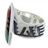 Multicolor Southwest Sterling Silver Ring Size 6-1/2 EX40912