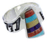 Multicolor Inlay Southwestern Ring Size 8-1/2 EX40945