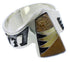 Multicolor And Silver Southwestern Ring Size 8-1/2 EX40956