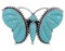 Butterfly Large Statement Turquoise Silver Ring