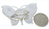 Large Statement Butterfly Red Oyster Shell Ring Size 9-3/4 EX40996