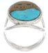 Native American Pueblo Design Multicolor Inlay Ring Size 6 EX42300
