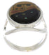 Multicolor Inlay Native American Pueblo Design Ring Size 5-1/2 EX42352
