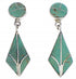 Southwest Turquoise And Sterling Silver Earrings