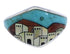 Multicolor Native American Village Design Ring Size 7-1/2 UX36647