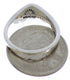 Multicolor Inlay Sterling Silver Southwest Ring Size 8-3/4 VX36809