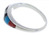 Southwest Multicolor Inlay Jewelry Ring Size 7-3/4 VX36860