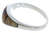 Multicolor Inlay Sterling Silver Ring Size 5-3/4 VX36988