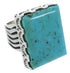 Southwest Turquoise And Sterling Silver Ring Size 6-1/4 YX34641