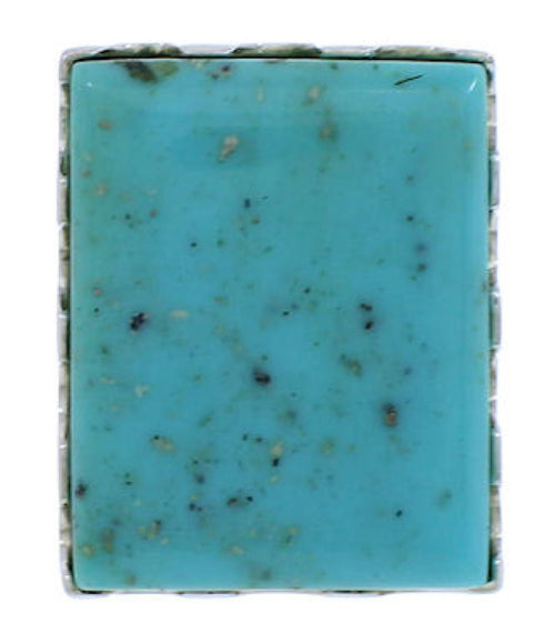 Southwest Turquoise And Sterling Silver Ring Size 6-1/4 YX34641