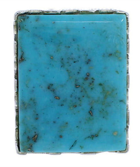 Sterling Silver Turquoise Southwest Ring Size 5-1/2 YX34702