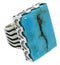 Turquoise Genuine Sterling Silver Southwestern Ring Size 5-1/4 YX34709