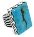 Turquoise Genuine Sterling Silver Southwestern Ring Size 5-1/4 YX34709