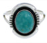 Southwestern Turquoise Jewelry Silver Ring Size 6-3/4 YX34746