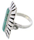 Southwest Turquoise And Silver Ring Size 5-1/4 EX42903