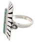 Turquoise Inlay Southwestern Ring Size 4-3/4 EX42911