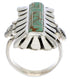 Turquoise Inlay Southwestern Ring Size 4-3/4 EX42911