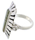 Southwest Turquoise Inlay Ring Size 5-1/4 EX42913