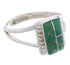 Sterling Silver And Turquoise Ring Size 4-1/2 EX43099