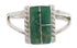 Sterling Silver And Turquoise Ring Size 4-1/2 EX43099