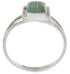 Genuine Sterling Silver Turquoise Ring Size 7-1/2 EX43145