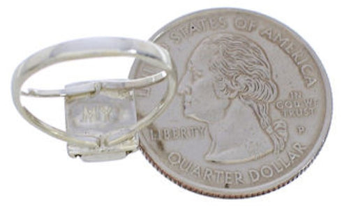 Multicolor Genuine Sterling Silver Ring Size 4-1/2 EX43259