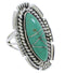 Silver Southwest Jewelry Turquoise Ring Size 5 TX40701