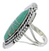 Silver Southwest Jewelry Turquoise Ring Size 5 TX40701