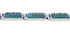 Multicolor Native American Village Design Silver Link Bracelet TX40783