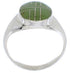 Genuine Sterling Silver Turquoise Southwest Ring Size 8-1/2 YX87398