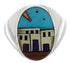 Silver Multicolor Villiage or Pueblo Design Ring Size 9-3/4 WX42320