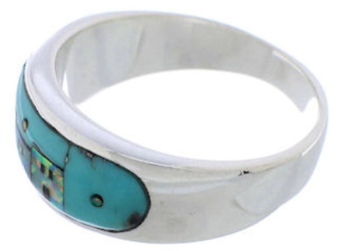 Native American Design Multicolor Southwest Ring Size 9-1/2 TX42018
