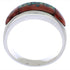 Native American Pueblo Design Multicolor Ring Size 9-1/2 TX42081